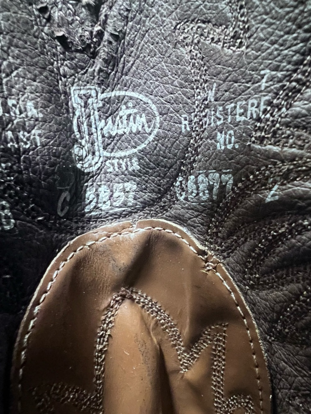 Vintage Justin All Suede Leather Woman’s Western Boots Tan Size 8.5 B - Picture 9 of 10